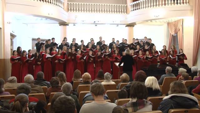 Ерік Вітакер Lux Aurumque, нар. пісня в обр. Ганни Гаврилець "Засвічу свічу" смотреть онлайн