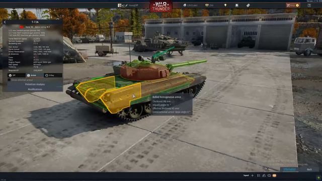 War Thunder: T72A (Armor) смотреть онлайн