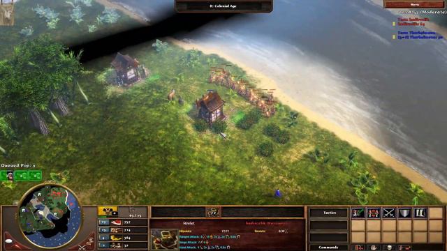 Age of Empires III Water BOOM with Russia 1v1 Online смотреть онлайн