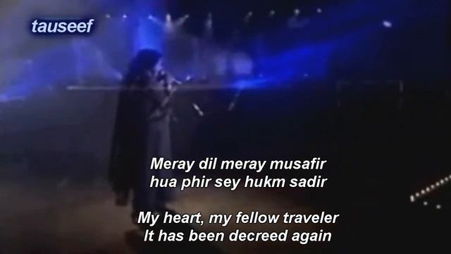 Faiz Ahmad Faiz by Tina sani-Dil e Mann Musafer e mann(with English Translation) смотреть онлайн