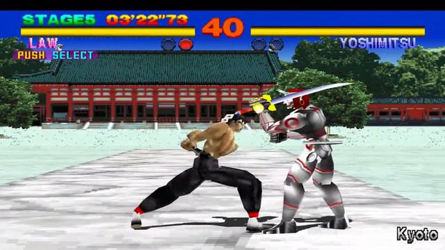 Tekken 1 (1994) - Story Mode / Law | PS1 | HD | 1080p | смотреть онлайн