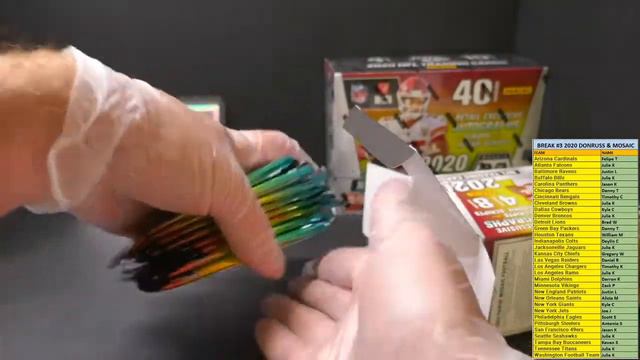 GRIFF BREAKS #3 2020 Donruss & MOSAIC Football Mixer смотреть онлайн