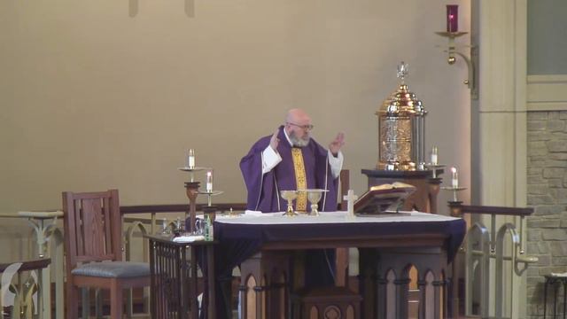 Thursday, March 21, 2024 in the Fifth Week of Lent, 7:30 AM Mass смотреть онлайн