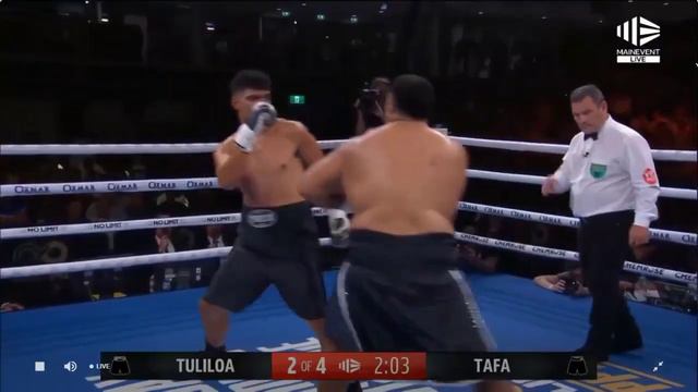 Junior Tafa vs David Tuliloa - Full Fight Highlights смотреть онлайн