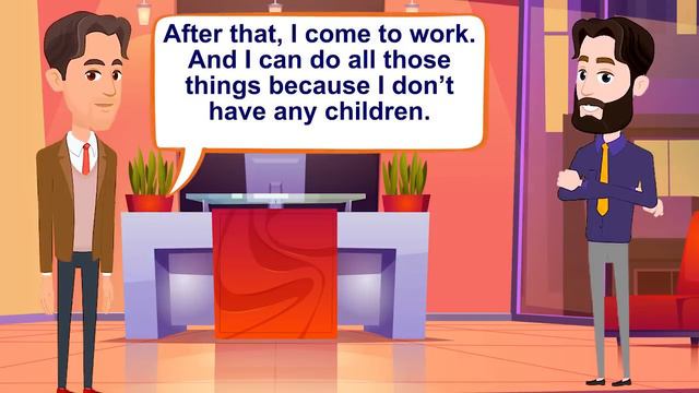 Daily routines Conversation (Single and married man) English Conversation Practice смотреть онлайн