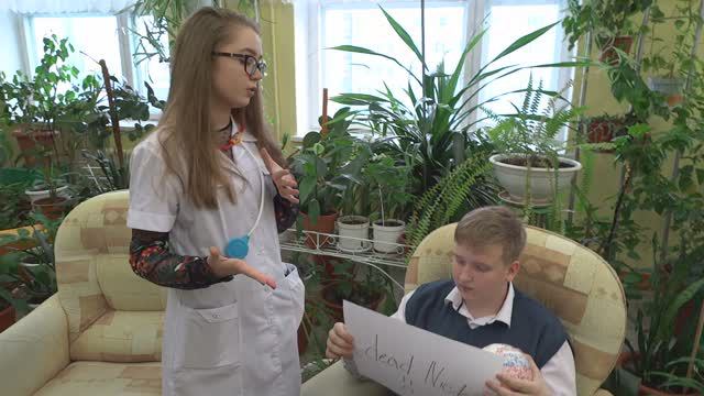 Social advert "A healthy mind in a healthy body", 2018.