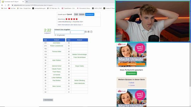 Kenne ich alle TOPTORSCHÜTZEN vom FC Bayern? FC Bayern QUIZ смотреть онлайн