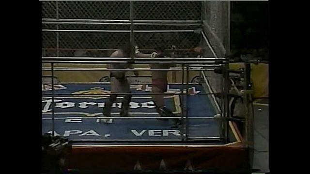 El Perro Aguayo vs Cibernetico | Jaula Steel Cage AAA 60 Fps Retro Lucha смотреть онлайн
