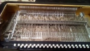 Ремонт левой механики баяна Рубин 7