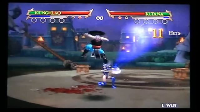 Mortal Kombat Shaolin Monks - Kitana vs Kung Lao at Wu Shi Arena смотреть онлайн