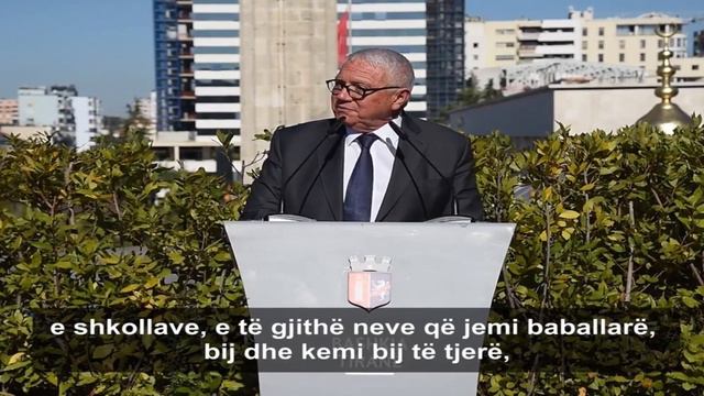 Fabrizio Bucci and Francesco Mandoi speech after the latter got the Key of Tirana смотреть онлайн
