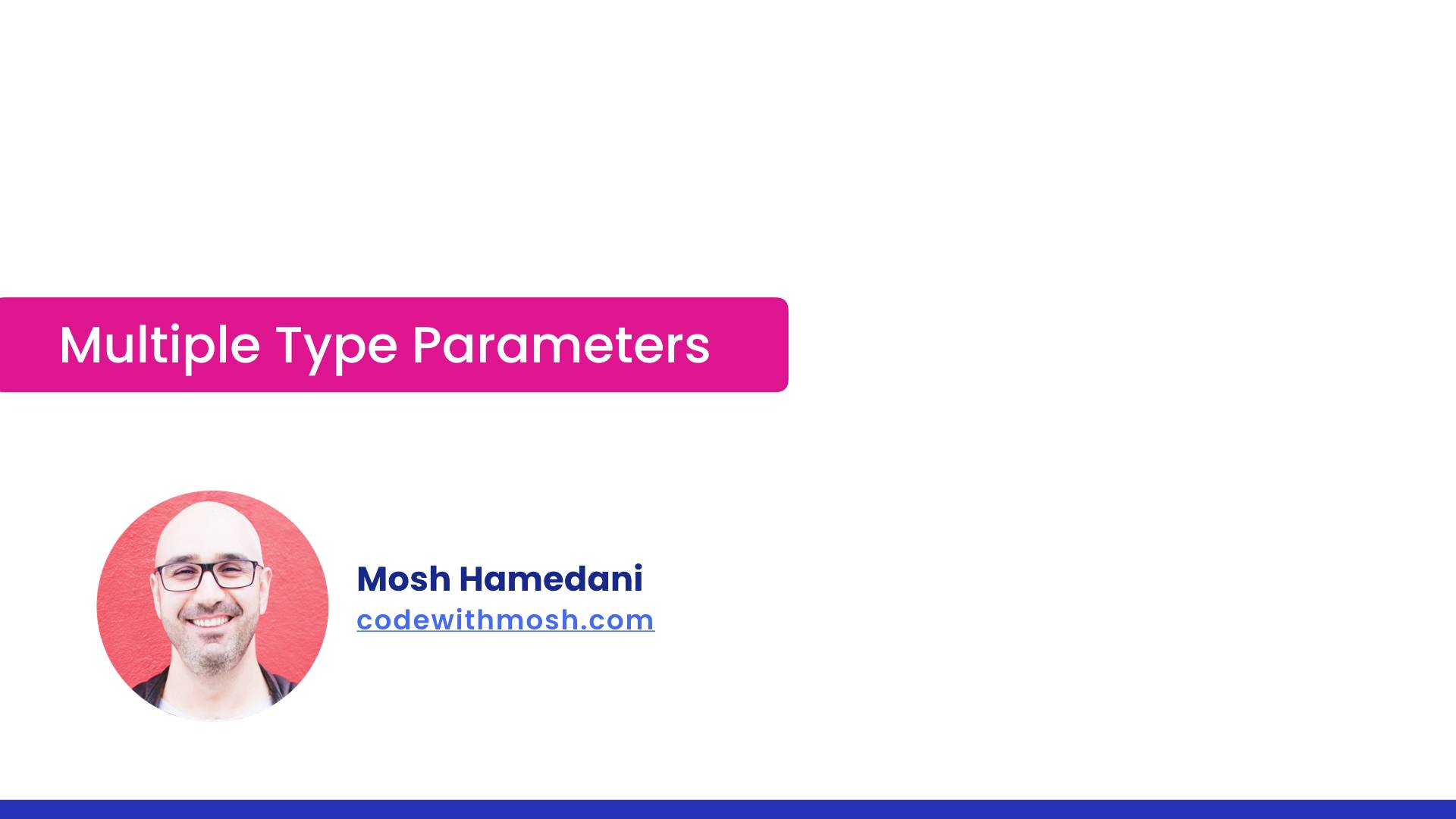 24- Multiple Type Parameters смотреть онлайн
