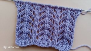 355 АЖУРНЫЕ ДОРОЖКИ СПИЦАМИ Вязание спицами Узоры