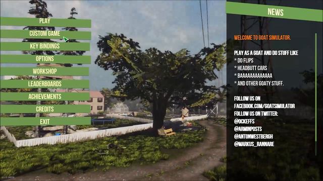Goat Simulator - Custom - Playing with mutators! BUGS! смотреть онлайн