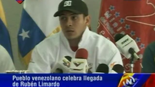 Venezuela celebra llegada de Rubén Limardo смотреть онлайн