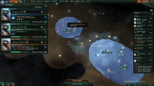 Stellaris Let's Play - SYNTHETIC DAWN - REBELLION - Capek #4 
