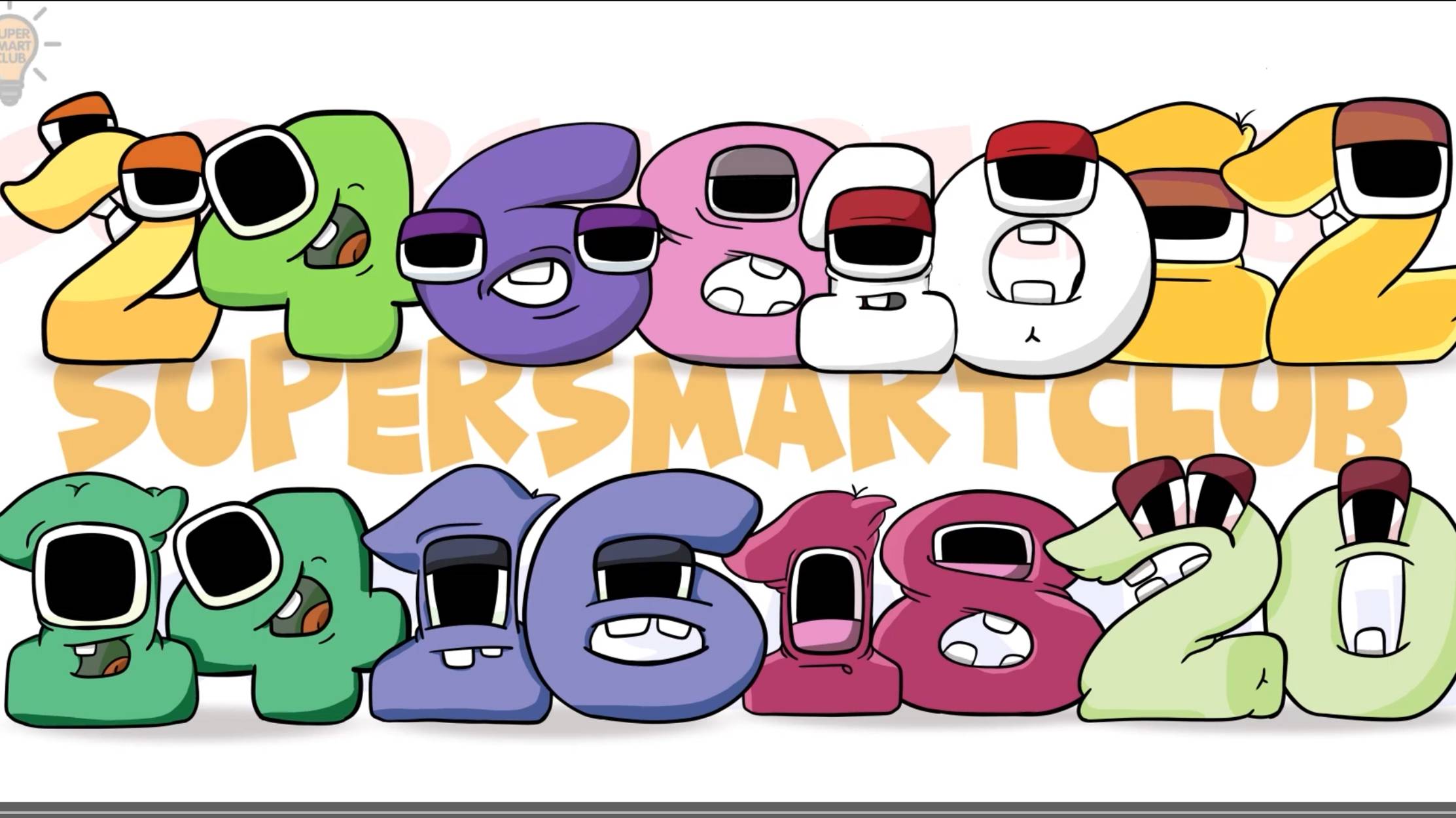 Цифры ЛОРА 2,4,6,8,10,12,14,16,18,20 смотреть онлайн