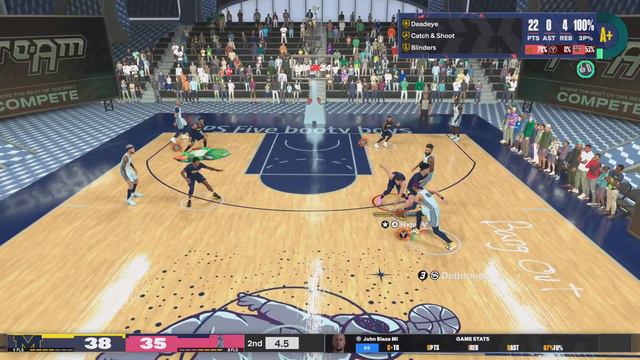 NBA 2K24 MY SKILLED STRETCH IS A CHEAT CODE IN COMP PRO AM смотреть онлайн