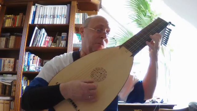 Sarabande (Chaconne) in g minor by Merville for Baroque Lute in Accords Nouveaux tuning смотреть онлайн