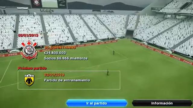 Arena Corinthians.....pes 13 смотреть онлайн