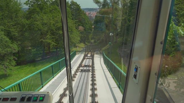 Czech Republic, Prague, Funicular Ride From Petřín To Újezd