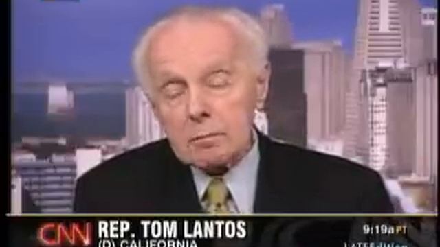 Tom Lantos Quotes Greenspan as saying the War is about Oil смотреть онлайн