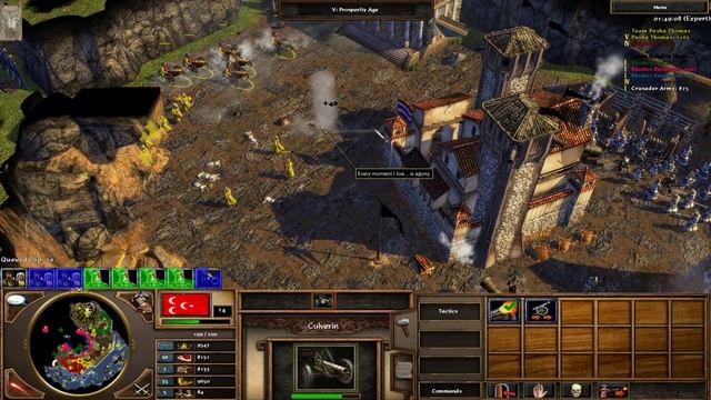 Age of Empires III - Ottoman Conquest of Rhodes (Sultan Thomas Campaign, part 1) смотреть онлайн