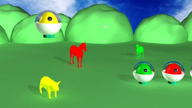 Домашие животные | Учим ЦВЕТА | Запоминаем звуки | Мультфильм #домашниеживотные #учимцвета #мультик смотреть онлайн