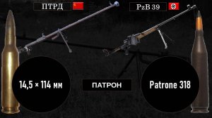 ПТРД против немецкого противотанкового ружья PzB 39