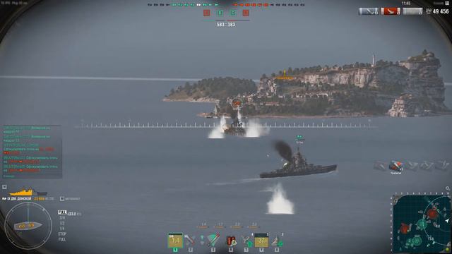 World of Warships. Первый Дредноут на Дм. Донском смотреть онлайн