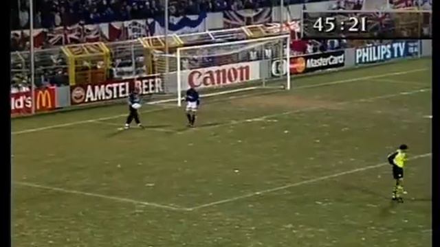Borussia Dortmund Vs Glasgow Rangers (UEFA Champions League 1995/1996) @Full Match