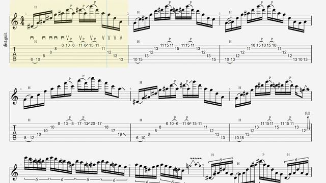 MICHAEL ROMEO – Divide & Conquer sweep part -tab смотреть онлайн