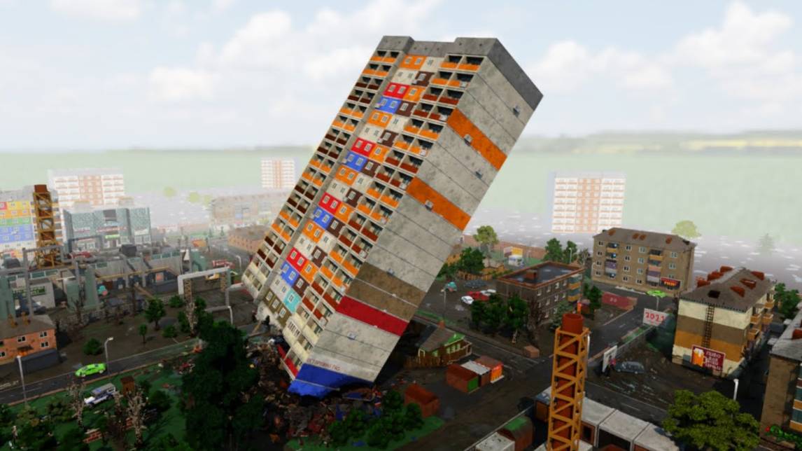 ОБРУШИЛ МНОГОЭТАЖКУ ( teardown )