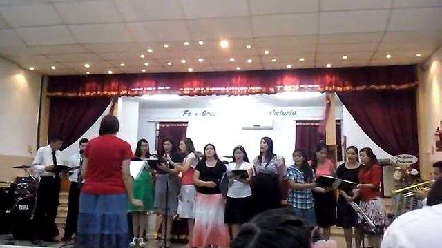 coro juvenil centro cristiano de evangelismo Jesucristo vive central 21/12/2013 смотреть онлайн