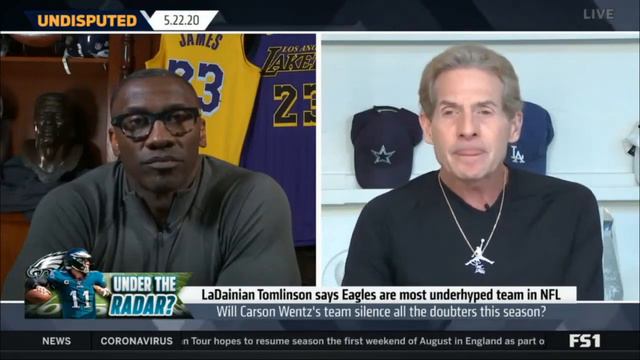 UNDISPUTED - Shannon reacts to LaDainian Tomlinson says Eagles are NFL's most underrated team in NF смотреть онлайн