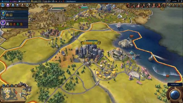 Civilization VI - Let's Play as Kongo #13 (Deity) смотреть онлайн