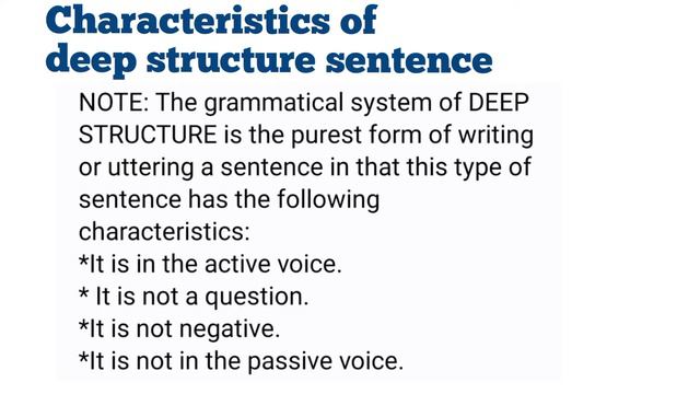 Transformational Generative Grammar/ Noam Chomsky/Transformational Rule/ deep/surface structure смотреть онлайн