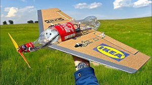 Я СДЕЛАЛ САМОЛЕТ ИЗ СТАРОЙ КОРОБКИ И БУТЫЛКИ КОЛЫ