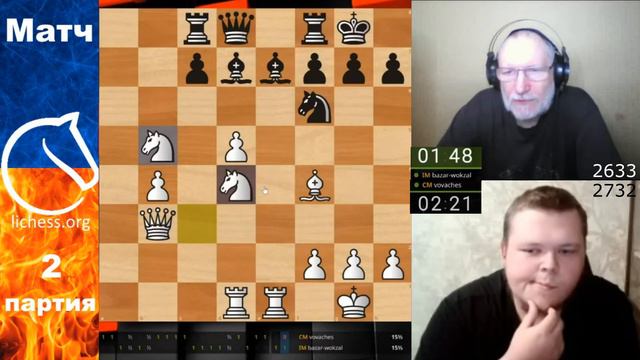 шахматы ЗАЖИМ В ДЕБЮТЕ Владимир Михайловский - Николай Власов смотреть онлайн