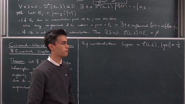 Complex Analysis: Casorati Weierstrass Theorem (Proof) смотреть онлайн