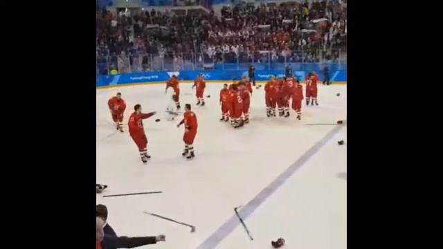 Победа на хоккее! Олимпиада смотреть онлайн