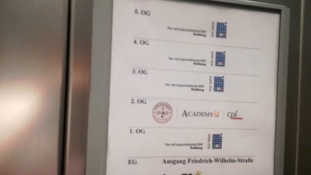 Aufzugstour in einem Geschäftshaus am Friedrich-Wilhelm-Platz in Duisburg (Teil 1) смотреть онлайн