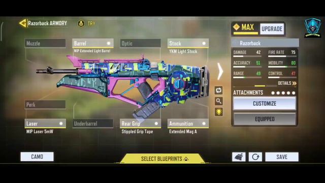 COD Mobile RAZORBACK Best attachment + Class setup | RAZORBACK GUNSMITH (BUFFED in season 12) смотреть онлайн