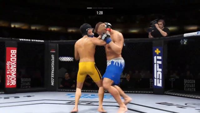 Bruce Lee vs. Charles David Liddell | Koei-Kan Karate (EA sports UFC 4) смотреть онлайн