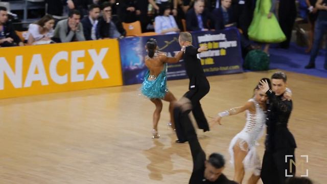 Jaroslav Obona - Dominika Roskova | WDSF 2017 European LAT - R1 J смотреть онлайн