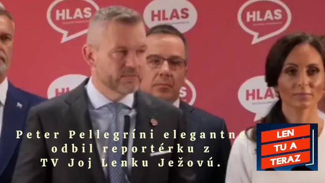 Peter Pellegrini elegantne odbil reportérku z JOJ. Tá sa musela po jeho odpovedi červenať. смотреть онлайн