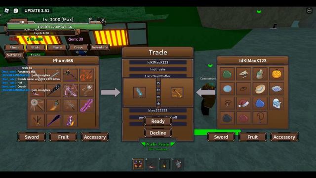 [King legacy] epic scam (I got scammed by trading long for night blade) смотреть онлайн