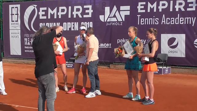 EMPIRE Slovak Open 2019: BLINKOVA (RUS)-KNOLL (SUI) - LISTER (SWE)-VORACOVA (CZE) 7-5 7-5 смотреть онлайн