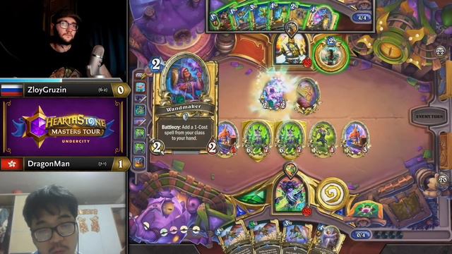 ZloyGruzin vs DragonMan | Semifinal | Hearthstone Masters Tour Undercity смотреть онлайн