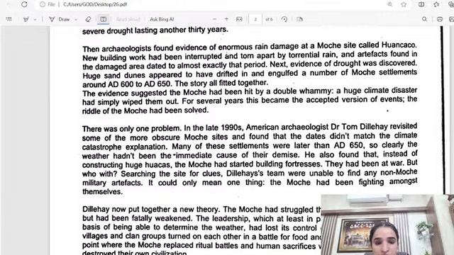 Reading| Explanation| The lost civilisation of Peru | #sure-score | #viral | #ieltsexam смотреть онлайн